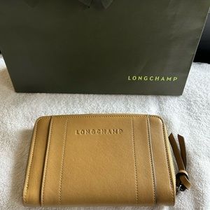 Longchamp leather 3D wallet